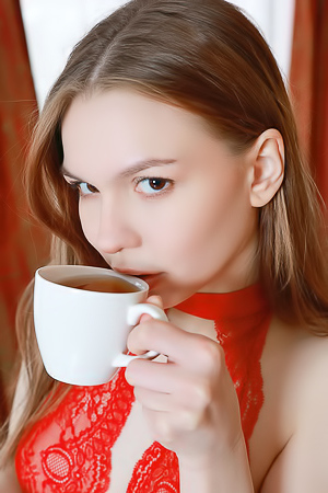 Lana Rose Baring Her Beautiful Breasts With A Sultry Pout