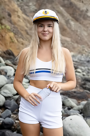 Emma K Get Ready To Strip Outdoors