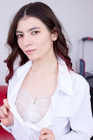 Luna Lynx Grabbing A Dildo That She Sucks Off