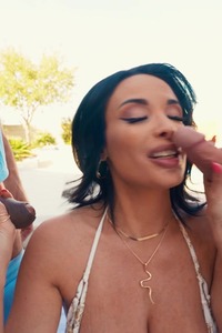 Anissa Kate Thrills In A Steamy Outdoor Threesome With Big Dick Black And Muscular American Men