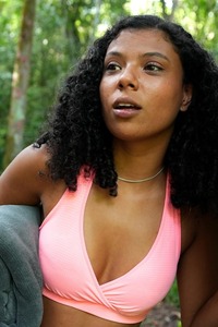 Nathy Oliveira Shirtless In Nature Touching Tits And Pussy Alone Royally