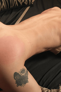 Kathryn Mae Is Bound To The Bed, Face-up With Each Wrist Bound To The Same Ankle