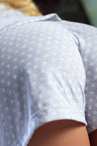 Sarika A In Cute Polka-dot Pajamas That Hug Her Sexy Curves