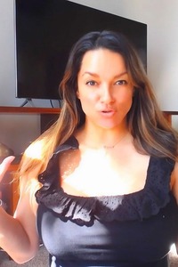 Monica Mendez Teases In Hot Black Lace Lingerie