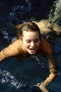 Andrea Mountjoy In Her Stunning Penthouse Pet Of The Month April 1994 Photoshoot By The Water
