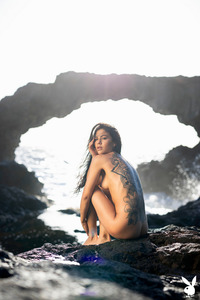 Estefania Pahe Strips Her Lingerie And Posing Nude In The Canary Islands