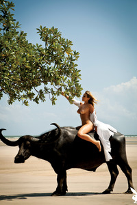 Top Blonde Babe Andressa Ribiero As Miss January 2011 For Playboy Brazil