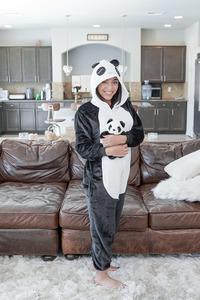 Zerella Skies In Costume Panda Fucked