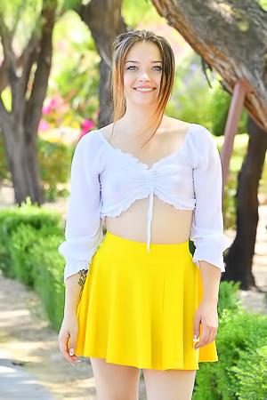 FTV Olivia Teases Hot And Upskirt In Public