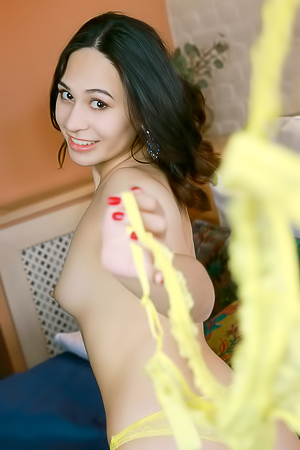 Nessa Going Face Down For An Alluring Rear View