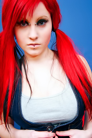 The red chair & hair