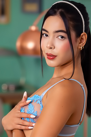 Kubera Fortuna Tantalizes With A Solo Striptease Showcasing Her Sheer Allure And Perfectly Manicured Feet