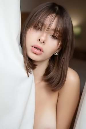 Elizabeth Seductively Strips Her Outfit to Tease Bug Eyes