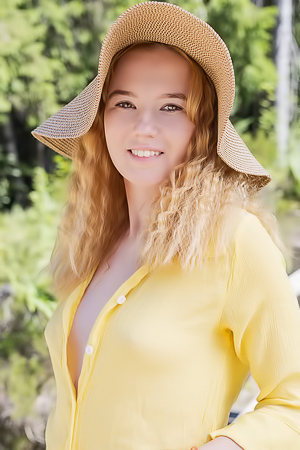 Erika Fox Reveals Nude Splendor in Forest Glory